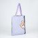 Bag-shop "Cute dog", without lightning, without lining, black/lilac color