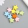 Beads for creativity Tree "Star. Summer colors" set 10 pcs 1.9x1.9x0.4 cm