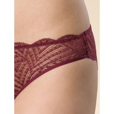 Female cowards, size 46, burgundy color