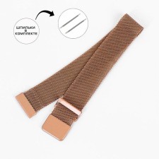 Watch strap, 20 mm, metal, L-22 cm, studs in the kit