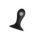 Anal sleeve Erotist Hidro S, silicone, black color, 8.5 cm