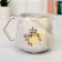 Ceramic “Queen” mug, 350 ml, gray color