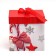 New Year. Box gift New Year's folding "New Year Lollows" 15x15x15 cm.