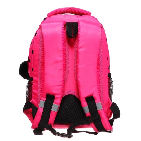 School backpack, 40 x 27 x 20 cm, Grizzly 360, ergonomic back, laptop compartment, fuchsia RG-360-5_4-4
