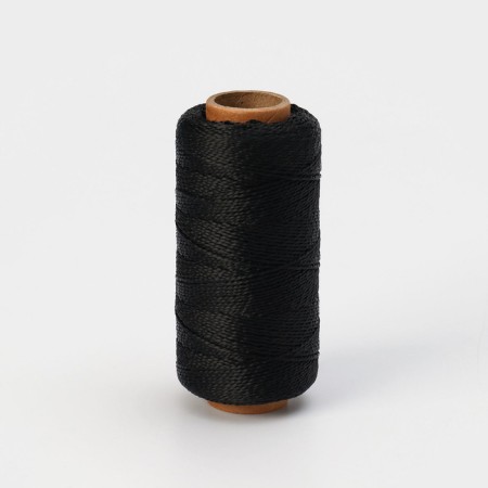 Thread Twisted Dolyana, 2 ANSWER, PP, D = 1.3 mm, 200 m, Black Color Black