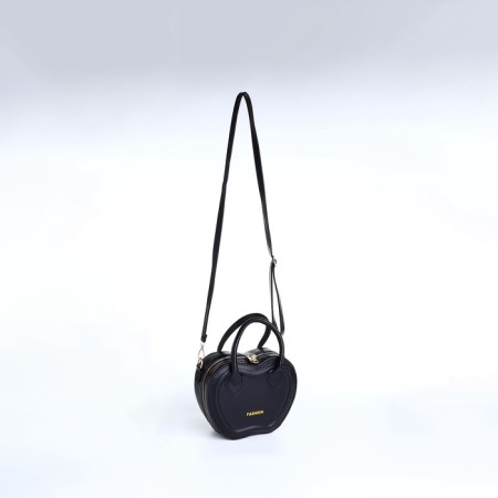 Bag Women's Cross-Bodi with a zipper, black color-4