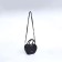 Bag Women's Cross-Bodi with a zipper, black color