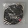 Belly basket Laundry Round Dolyana, 35 × 45 cm, black color