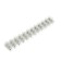 The terminal block of screw, 12 sections, 4-10 mm², 20 A, polyethylene, white, set of 10 pcs.