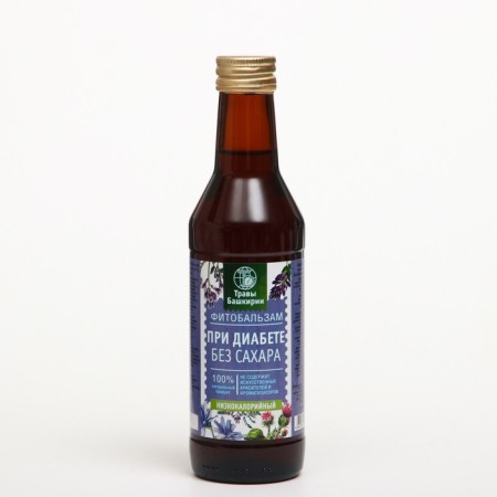 Syrup on vegetable raw materials "Fitobals No. 2" with diabetes 240ml (without sugar)-1