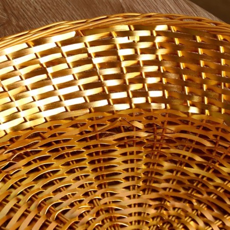 Zinnur fruit basket aluminum, 47x46x8 cm-2