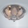 Chandelier 55647/500 CR chrome 5x40W+13W E14 LED PDU 50x50x25cm