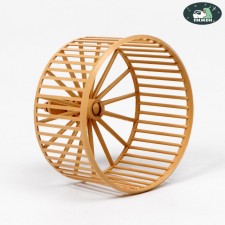 Wheel for rodents is plastic, without a stand, 9 cm, beige
