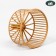 Wheel for rodents is plastic, without a stand, 9 cm, beige