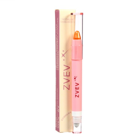 Highlighter for the face in stick, golden hue