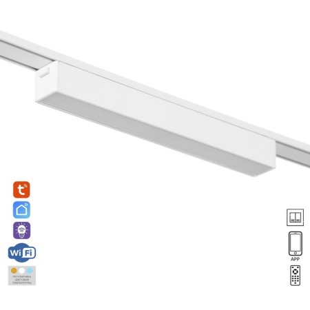 TRUKOL LOMK ULTRA "Line" LED 10W 3000K-5700k CRI90 White 23x2.6x2.4cm