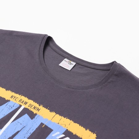 T-shirt male, dark gray color, rn 50-1