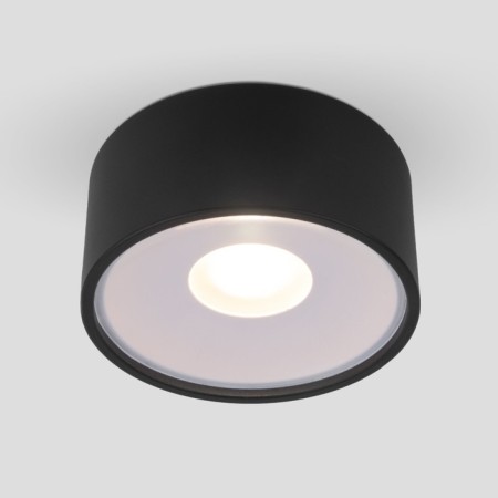 Ceiling light Elektrostandard, Light Led 12 W, 113x1113x52 mm, IP65, black color