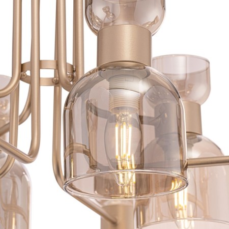 Caused Cricket FREAA FR5094PL-08G ISLA, 660x660x390 mm, E14, 8x40W, color matte gold-4