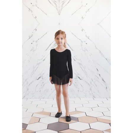 A swimsuit for gymnastics and dancing Grace Dance, p. 28, black color-7