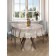 Tables on the table “Flower congratulations”, round, Saten, d = 150 cm