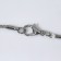Piece "Date" butterfly, black and white color in silver, l = 70 cm