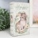 Safe Brush Tow to the leatherette "Gray kitten with flowers" 21x13x5 cm