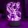 Light "hockey player" Led RGB from the network 9.5x10.5x17 cm