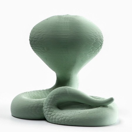 New Year's phone stand "Cobra", for the New Year, Green, 8.5 x 7.5 cm-4