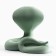 New Year's phone stand "Cobra", for the New Year, Green, 8.5 x 7.5 cm