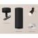 AMBRELLA LIGHT, TECHNO, XM6343010, GU5.3, Black Black Sand Color.