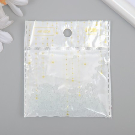 Glass 8/0 "Matte translucent. Gray" 10 g-3