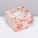 Box for 4 cupcakes with a window, "peonies", 16 x 16 x 10 cm
