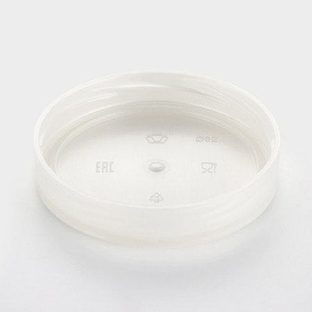 A set of glass cans with a silver polymer lid, TO-82 mm, 550 ml, 6 pcs.-5