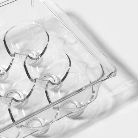 Container for storing eggs with a ricco lid, 18 cells, 32.5 × 16.5 × 7.5 cm-2