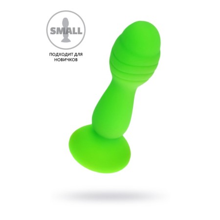 Anal plug A-Toys by Toyfa Terg, silicone, green, 10 cm