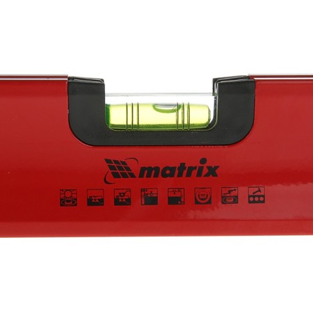 MATRIX "Profi" level, 100 cm, aluminum, 3 eyes, shock-resistant plugs, 2-hCUMP.ruki.-2