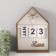 Souvenir wood wall calendar "Heart with a bow" 5x20x28 cm