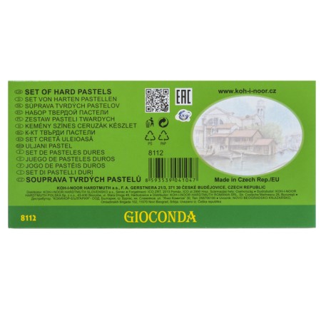 Pastel Dry artistic Koh-I-Noor Gioconda 8112, 12 colors-3