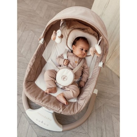 Electric shackles Children's Amarobaby Lucky Swing, beige color-20