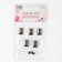 Tips for lightning, 11 mm, 15 × 11 × 6 mm, 5 pcs, black nickel color