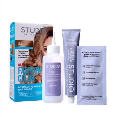 Persistent hair dye Fashion Color Studio Profeshnl, Sand-Brouns, 8.7, 115 ml-5