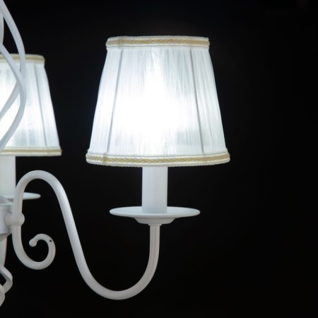 Suspended chandelier Citilux "Rowena" CL427130, 65x65x65 cm, 3x60W, E14, white color-17