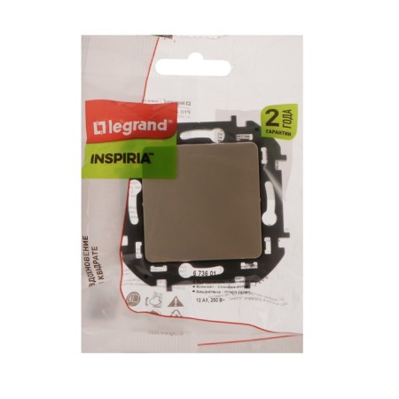Single -valve legrand inspiria, 10 AX, 250 V, ivory bone switch-2