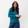 Longsliv Women's Minaku: Basic Line Emerald Color, Size 48