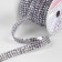 Thermoclay rhinestones, d = 3 mm, width - 10 mm, 4.5 ± 0.5 m, silver color