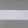 Curtain tape, matte, 7 cm, 30 ± 1 m, white color