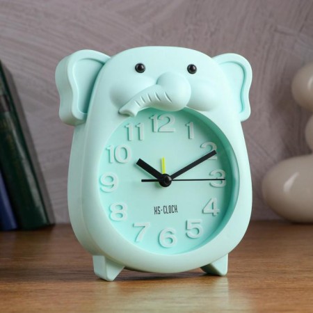 Clock - an alarm clock "Elephant", with a suspension, a discrete move, 14.5 x 5 x 16.5 cm, d -10.5 cm, aa-1