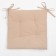 Siddle on the chair Ethel Kitchen 42x42 cm, col. Beige, 100% HL, sarzha 220 g/m2