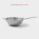 A colander made of stainless steel of a share, 1.2 l, d = 20 cm, thickness 0.3 mm, a long handle